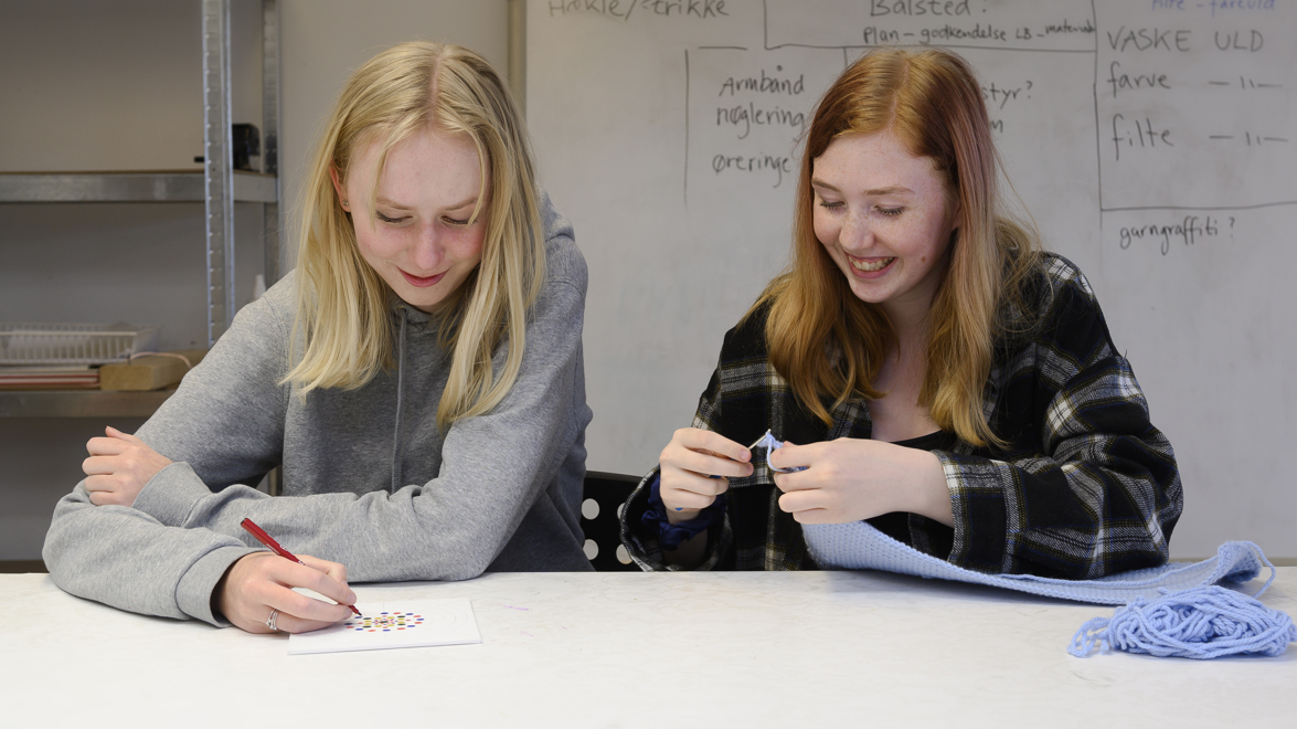 Handbjerghus Efterskole. En lille efterskole med små klasser.
